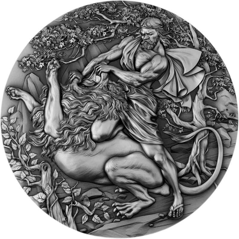 Cеребряная монета Ниуэ Самсон 2023 2 oz Коллекционные монеты