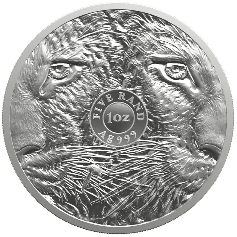 Серебряная монета ЮАР Леопард 2026 1 oz Коллекционные монеты