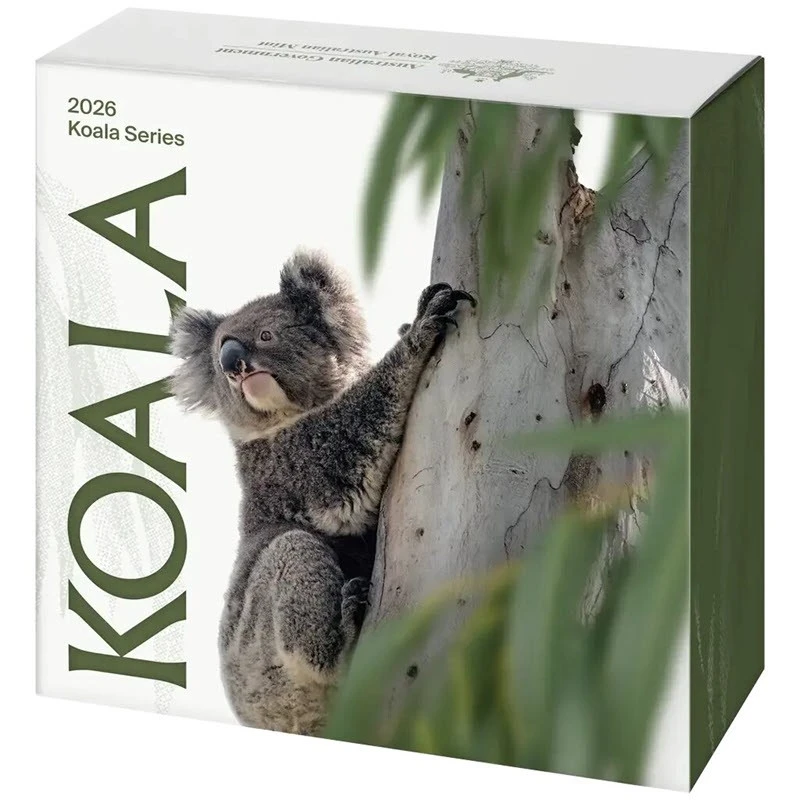 Серебряная монета Австралии Коала 2026 КМД Proof 1 oz Коллекционные монеты