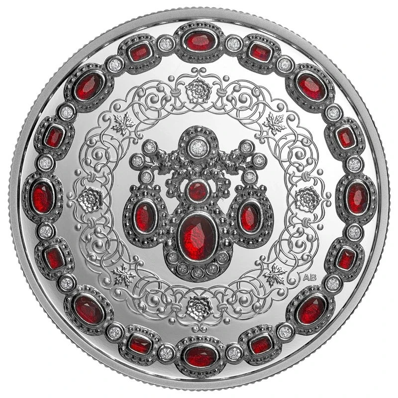 Серебряная монета Канады Королевские драгоценности 2026 Proof 1 oz Коллекционные монеты
