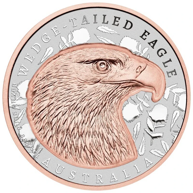 Серебряная монета Ниуэ Клинохвостый орел 2026 Proof 1 oz Коллекционные монеты
