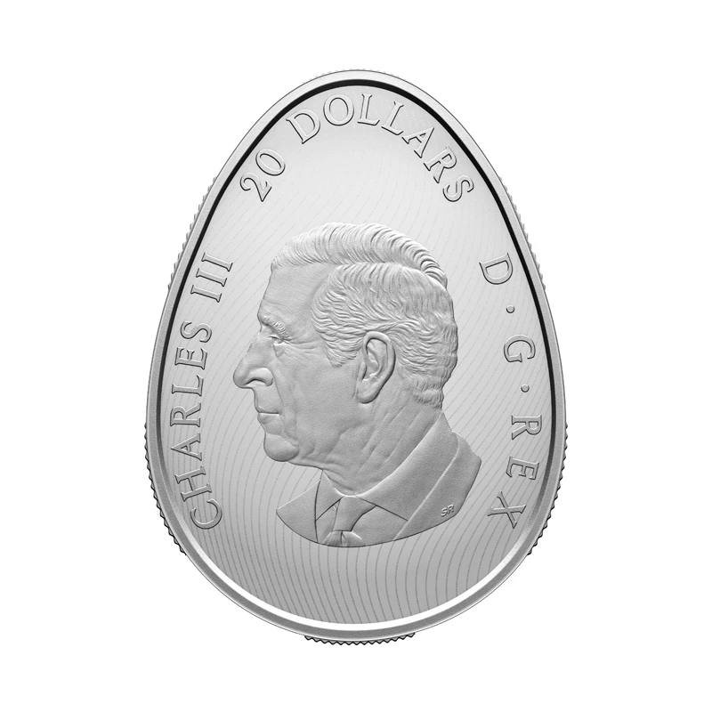 Серебряная монета Канады Писанка 2026 Proof 31,82 г Коллекционные монеты