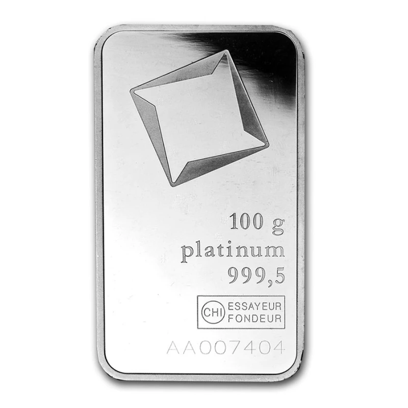 Платиновый слиток 100 г (0,9995) Инвестиционные слитки