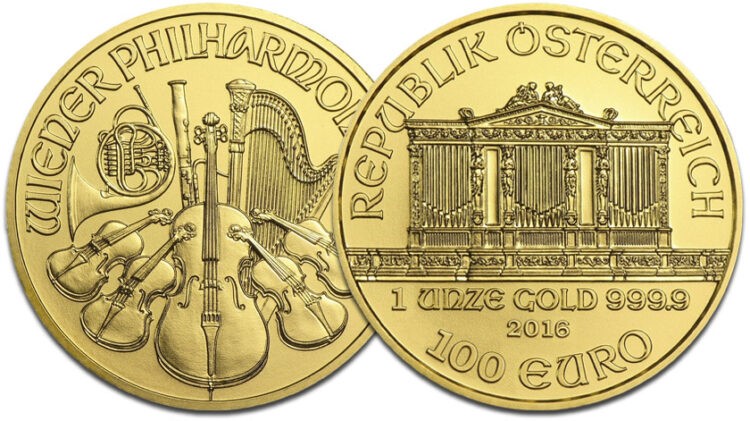 Filarmonica di Vienna: moneta d'oro austriaca