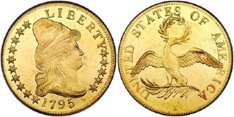 Золотая монета Turban Head