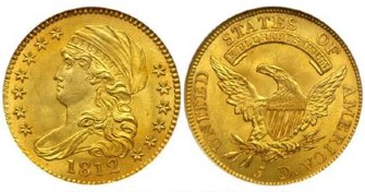 Монета 5 долларов США, 1812 г.