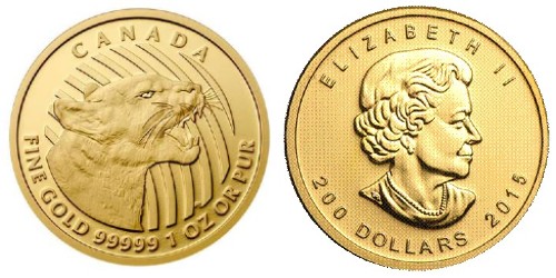 Монета Рычание Пумы