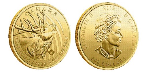 Монета Олень