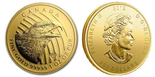 Монета Золотой Орел