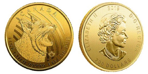 Монета Рысь